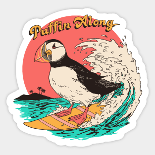 Puffin Along Sticker